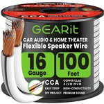 Gearit 16 Gauge Speaker Wire 100 Ft,16 With Foot Feet, White. Fixed Price $40.77.