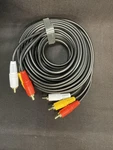 Hymeca Av Cable Rca Cables 25ft Composite Audio Video High Performance New. Fixed Price $7.97.
