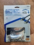 Home Plus 3.3ft. 4k High Speed Hdmi Cable With Ethernet 3504065 New. Fixed Price $10.00.