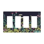 Country Vintage Wildflower Floral 4-gang Quad Rocker Gfci Decorator Light Switch. Fixed Price $23.16.