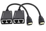 Hdmi Extender Over Cat5e/6 Rj45 Ethernet Splitter To 2 Ports Network Adapte. Fixed Price $15.01.