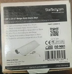 Startech 24" X27.5" Beige Anti-static Mat M3013. Fixed Price $20.00.