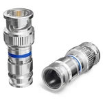 Bnc Compression Connector For Rg6 Coaxial Cable - Male, Sdi, Cctv 25 Pack. Fixed Price $34.95.