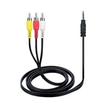 Pwron Av A/v Audio Video Cable Cord Tv Out For Panasonic Camcorder K2kc4cb00022. Fixed Price $9.63.