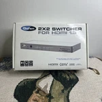 Gefen 2x2 Switcher For Hdmi 1.3 P/n Ext-hdmi1.3. Fixed Price $20.00.