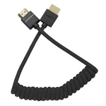 Kondor Blue Coiled Full Cable, 12-24-inch, Black - Compatible With Hdmi. Fixed Price $34.99.