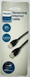 Philips 3ft Streaming Internet Cable Cat5e - 100mb/sec. Fixed Price $6.97.