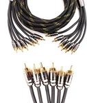 Elite Audio Ea-pro615 100% Ofc Copper 6 Channel 15' Ft Rca Interconnect Cable. Fixed Price $85.99.