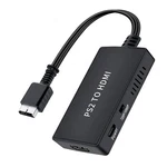 Sheiaier Ps2 To Hdmi Converter Adapter, Supports All Display Modes, Black. Fixed Price $18.48.