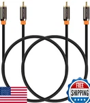 Fospower Digital Coaxial Audio Cable 10ft Rca Male To 2-pack S/pdif. Fixed Price $32.38.
