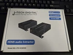 J-tech Digital Premium Quality Hdmi Audio Extractor Converter With Arc Edid Ir. Fixed Price $35.00.