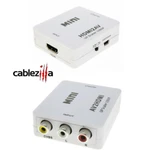 Mini Hdmi To Rca Converter Device 1080p Hd Composite Av Upscale Adapter. Fixed Price $18.45.
