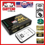 4k Hdmi 2.0 Cable Splitter Switcher Box Hub Ir Remote Control 5x1 Power 5 To 1. Fixed Price $12.99.