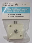 Archer/radio Shack #15-1182 75 Ohm Coax Surface Mount Wall Receptacle New. Fixed Price $10.00.