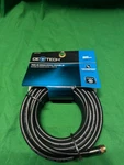 Ce Tech Rg-6 Coaxial Cable 25 Ft Black F Pin Male Connectors Audio Video New. Fixed Price $8.00.
