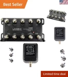 Reliable 8-port Tv Antenna Signal Splitter, Distribution Amplifier With Power.... Fixed Price $105.59.