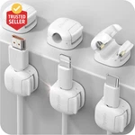 6pack Cord Organizer, Compact Dual Spring & Clasp Lock Cable Management Clips,. Fixed Price $20.22.