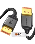 Silkland 80gbps Displayport Cable 2.1 6.6ft/2m Vesa Certified, 8k 240hz, 4k 5.... Fixed Price $29.99.