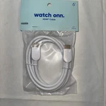 Onn 6 Foot Tv Hdmi Cable White/optimized For 4k Video, 3d, Dolby Truehd, Hec. Fixed Price $14.00.