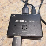 Cabledeconn Hdmi 2.1 Ultra Hd 8k High Speed 48gbps Switch & 4 Cables. Fixed Price $14.00.