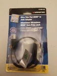 Monster Cable Ultra Thin Flat Hdmi To Jack Adapter 1ft 141084-00 Just Hook It Up. Fixed Price $10.79.