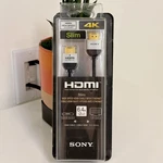 New Sony Dlc-he20s/bc1 Slim High Speed Hdmi Cable With Ethernet, 6 Ft. Fixed Price $24.99.