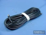Leviton Black 50' Coaxial Video Cable Rg59 Plugs 75-ohm F-type Wire C5851-50e. Fixed Price $21.99.
