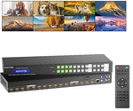 Arvitek 4k Hdmi Matrix Switcher 8x8 With Web Gui & 3.5mm Audio Output. Fixed Price $249.99.