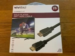 Vivitar Gold Plated 25ft Hdmi Cable 4k/3d Hi-definition New In Box. Fixed Price $24.75.