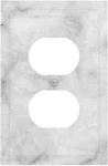 White Grey Marble Electrical Outlet Cover Cover,. Fixed Price $18.99.