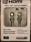 Monster Hdmi Cable 6ft 1080p Digital Av 122510-00 New Sealed!. Fixed Price $17.69.