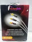 Rocketfish 4' Foot Component Video Cable Multi Color Rf-g1207 New In Box. Fixed Price $12.00.