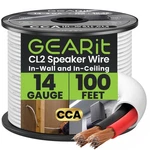 Gearit 14/2 Speaker Wire 100ft Cl2 14 Gauge Copper Clad Aluminum For In-wall Aud. Fixed Price $47.98.