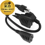 Cablelera Power Cord Extension & Splitter, Nema 5-15p To 5-15r X 24 Inch. Fixed Price $13.56.