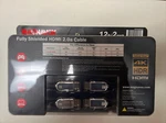 Hdmi 2.0a Cable 12ft/2pack 4k Gaming, Blu Ray 60hz Hdr Magnavox Fully Shielded. Fixed Price $17.99.