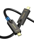 Huaham Full-featured Usb C Fiber Optic Video Cable 33ft, 10gbps,pd 60w,4k 60hz. Fixed Price $139.99.