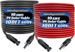 Windynation 10 Awg Solar Extension Cable 100ft. Fixed Price $233.89.