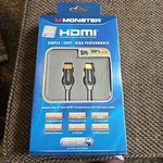 New Monster 121999-00 Mc Jhiu Hd-54 V2 High Performance Hdmi Cable 5ft. Fixed Price $10.49.