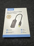 Benfei Mini Displayport To Hdmi Adapter 2 Pack, Dp (thunderbolt). Fixed Price $12.99.