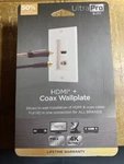 Ultra Pro Elite Jasco Hdmi Coax Wallplate 52171 Free Shipping!. Fixed Price $12.49.