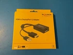 Delock 62667 Active Hdmi To Displayport 1.2 Adapter 4k 30hz New Sealed. Fixed Price $39.99.