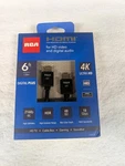 Rca 6 Ft. 2160p Digital Plus Hdmi Cable 4k Ultra Hd. Fixed Price $9.50.