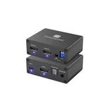 Hdmi Splitter With Audio Extractor, 1 In 2 Out 4k 60 3.5mm.... Fixed Price $57.81.