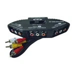 Fosmon 3 Port Av Composite Rca Selector Box Switch Splitter W/ Cable Cord Plug. Fixed Price $9.29.