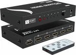 Mt-viki 5 Port Hdmi Switch 4k 30hz 5x1 Switcher With Wireless Ir Remote For 3d. Fixed Price $34.99.