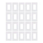 Claro Light Switch Cover Plate, 1 Gang Wallplate, For 20 Pack, White. Fixed Price $116.78.