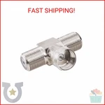 Goupchn F-type Coax Cable Splitter Combiner Adapter 3 Way Connector F Male To Du. Fixed Price $8.23.