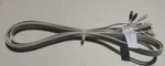 Steren Python 12' Hdtv High-res Component Video/audio Rca Cable Pp-254-6121v. Fixed Price $5.99.