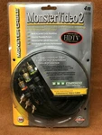 Nos New Monster Cable Mv2cv-4m "video 2 Series" Component Video - 4 Meter. Fixed Price $22.99.