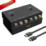 Azduou 2 Av To Hdmi, 1080p/720p Tv Way Rca Composite Cvbs Switch Black. Fixed Price $41.99.